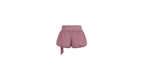 BURGUNDY PUFF SHORTS