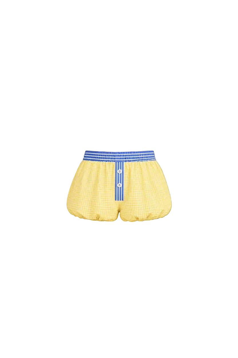 YELLOW POP SHORTS