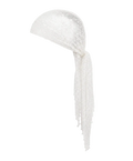 WHITE MESH HEADSCARF