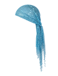 BLUE SHIMMER HEADSCARF